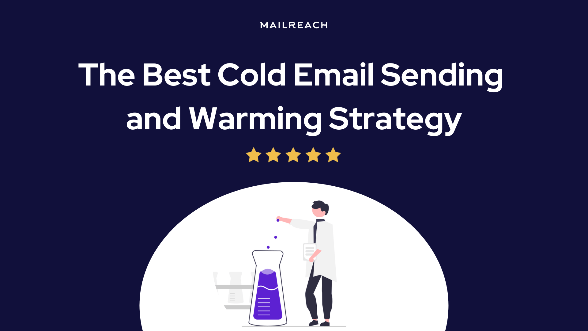 A man cooking the best cold email sending and warming strategy to avoid landing in spam