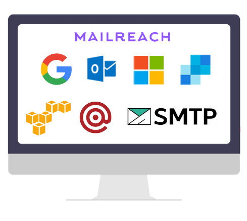 other SMTP firms logo to reach email warm up tool page